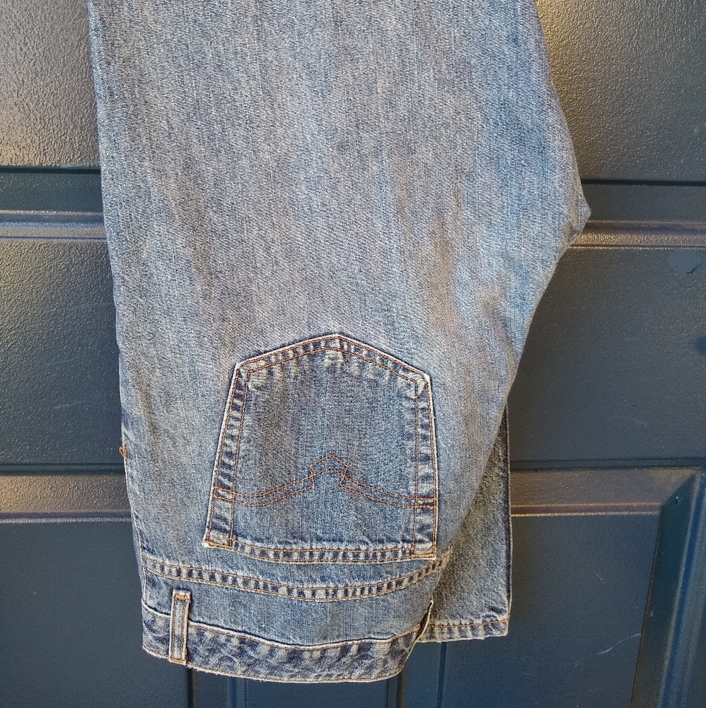 Halogen | vintage style button fly straight jeans - Picture 3 of 6